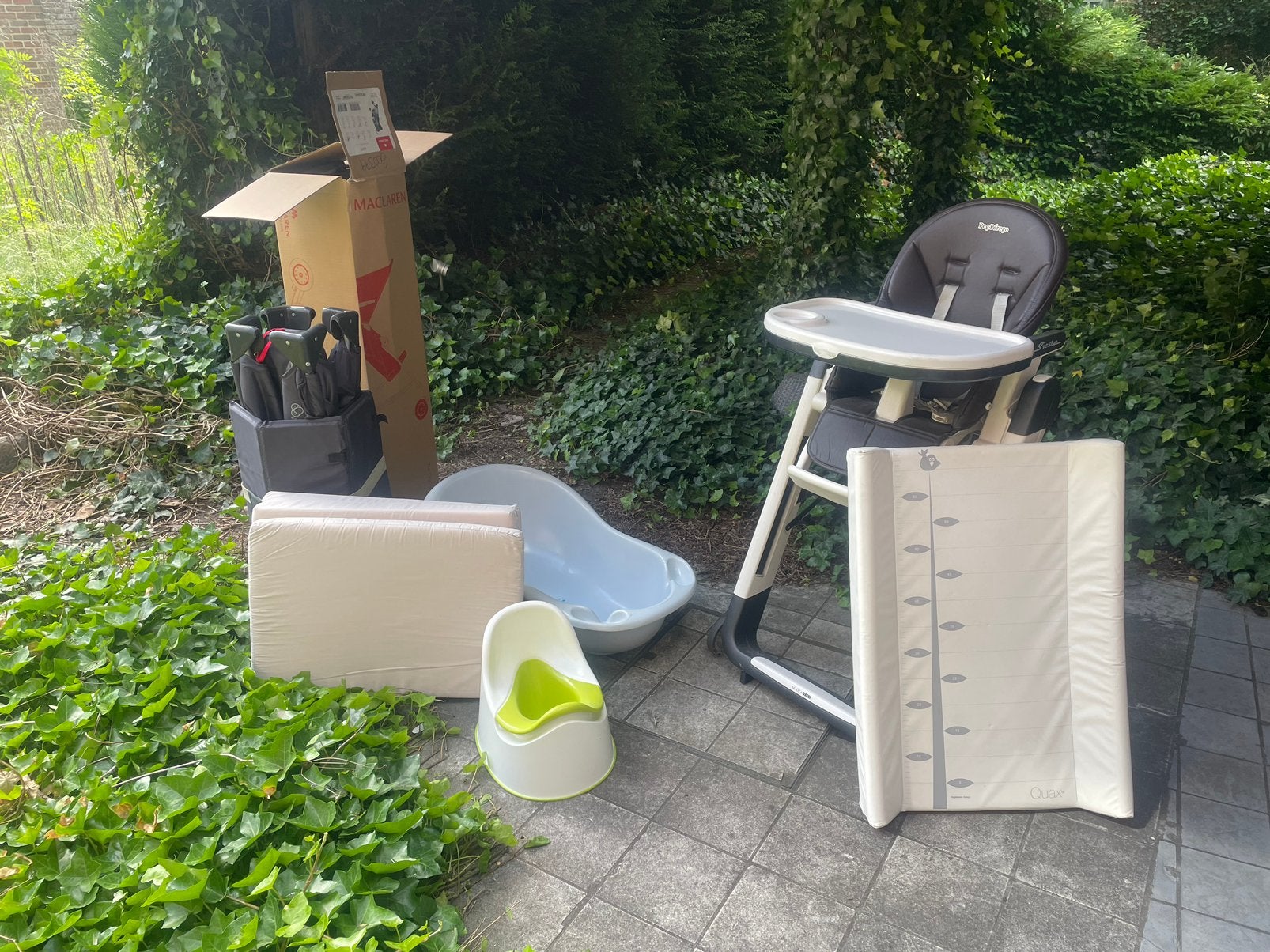 Volledige baby-uitzet, Kinderen en Baby's, Ophalen, Gebruikt