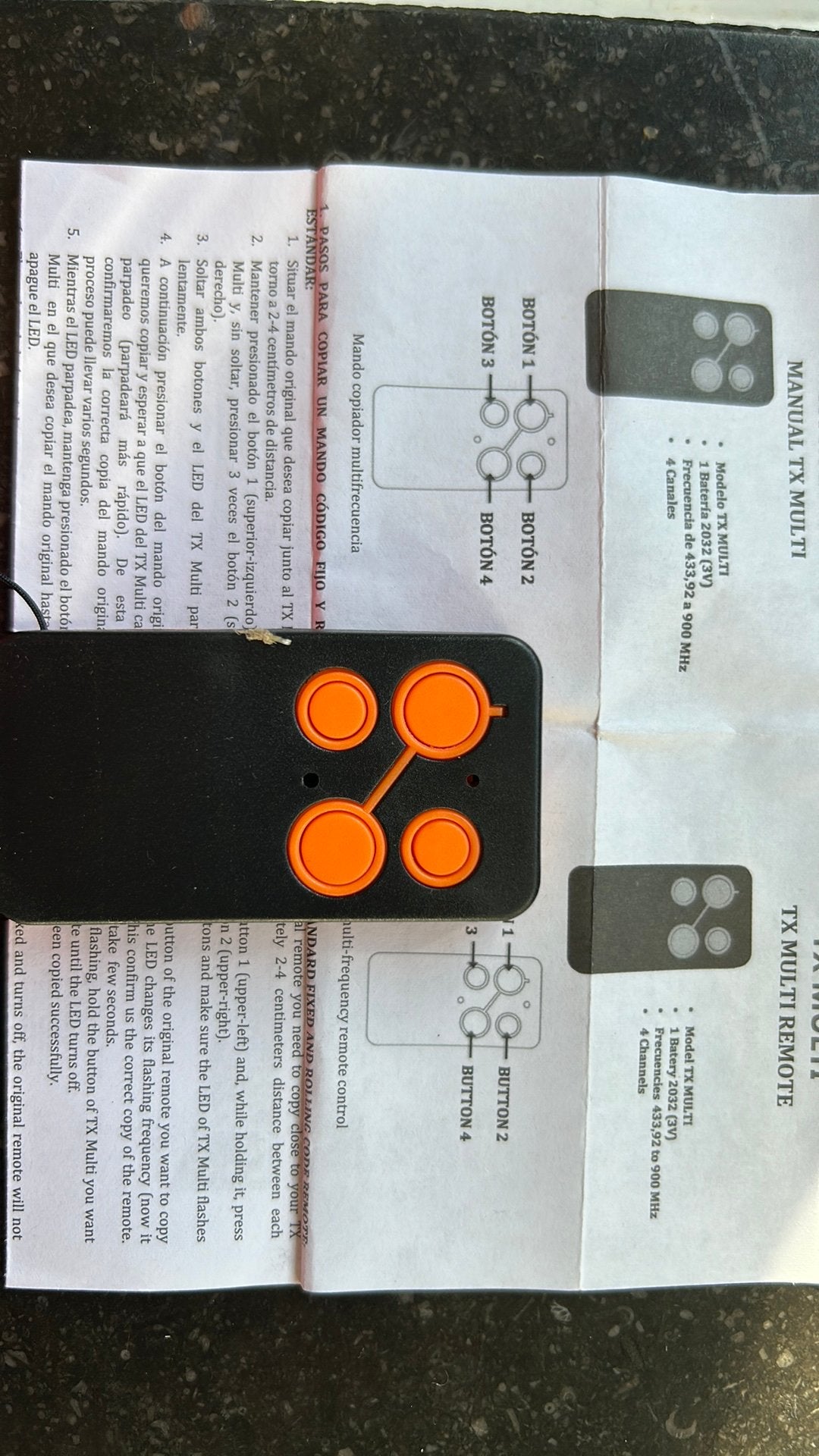 Tx multi afstandsbediening poort, Ophalen, Zo goed als nieuw