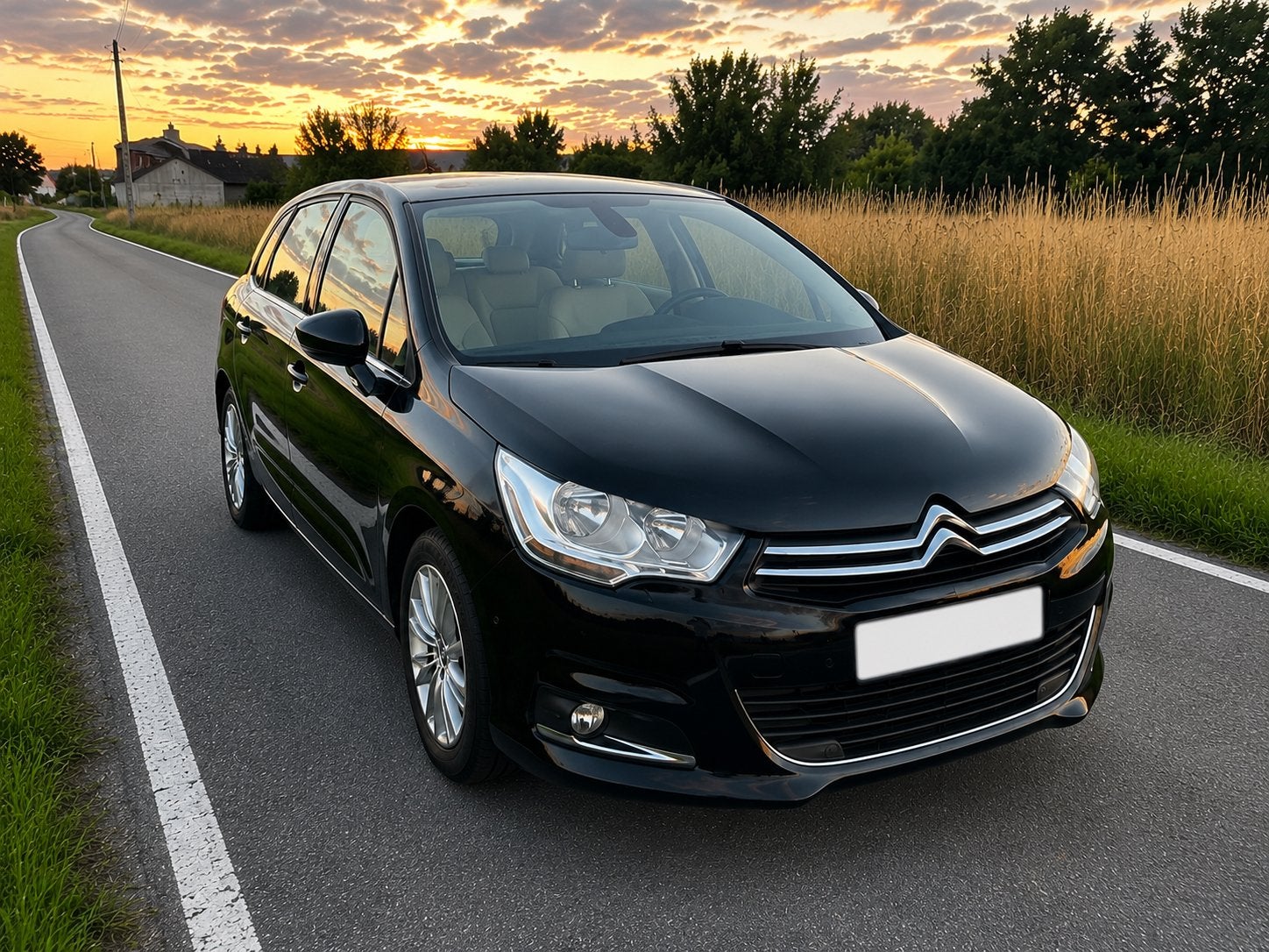 Citroen c4 exclusive 1.6 e-hdi 115 bva exclusive, Autos, Achat, Alcantara, Noir, 5 portes