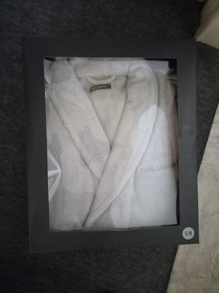 badjas, Ophalen, Grijs, Karl lagerfeld, Badjas
