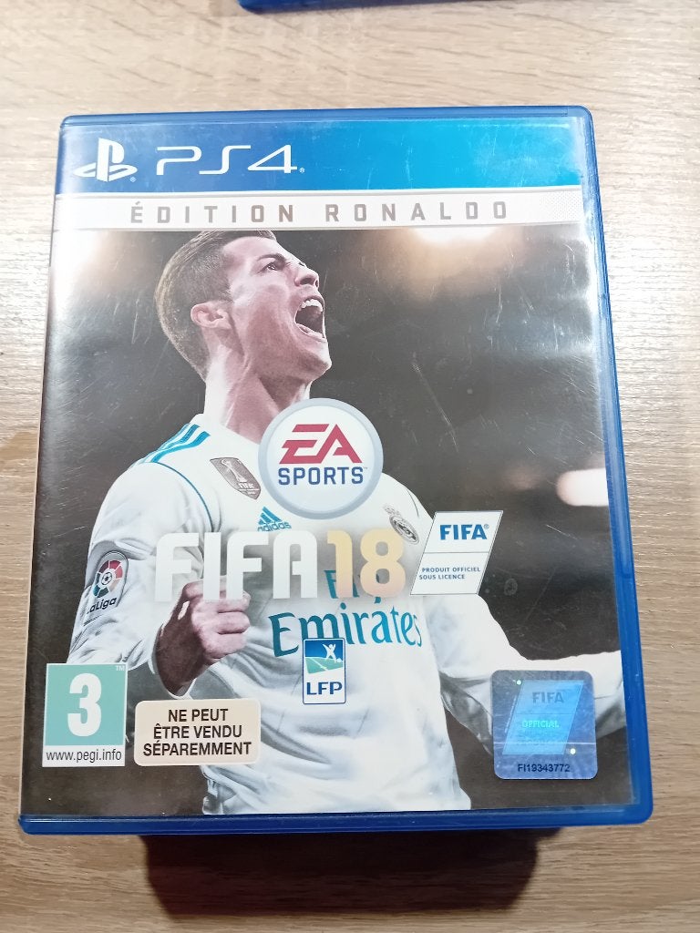 Jeu PS4 Fifa 18 en bon état, Enlèvement, Utilisé, Sport, À partir de 3 ans
