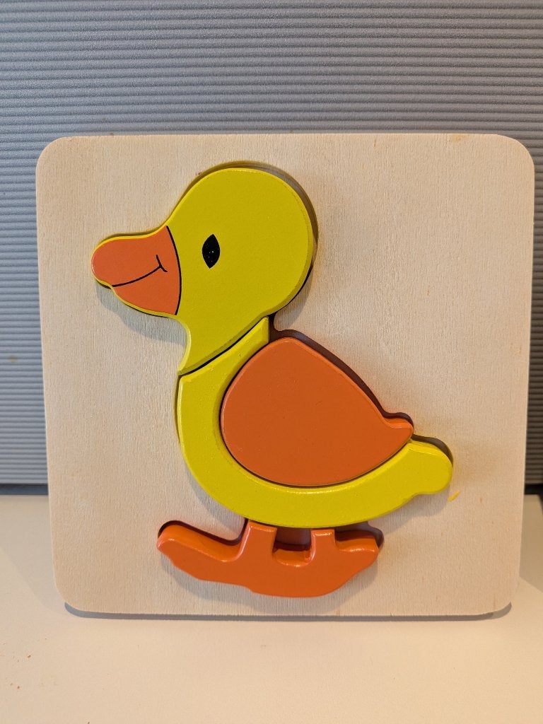 Houten insteekpuzzels, Enlèvement, Utilisé, 6 mois à 2 ans, Moins de 10 pièces