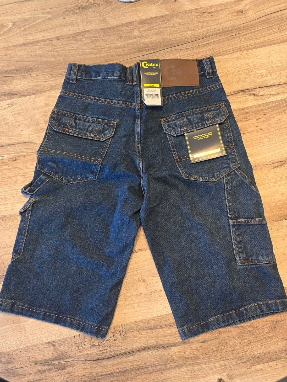 short Cratex, Blauw, Overige jeansmaten, Nieuw, Cratex