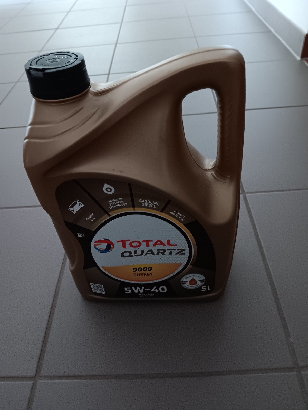 5L huile moteur 5W-40, Enlèvement