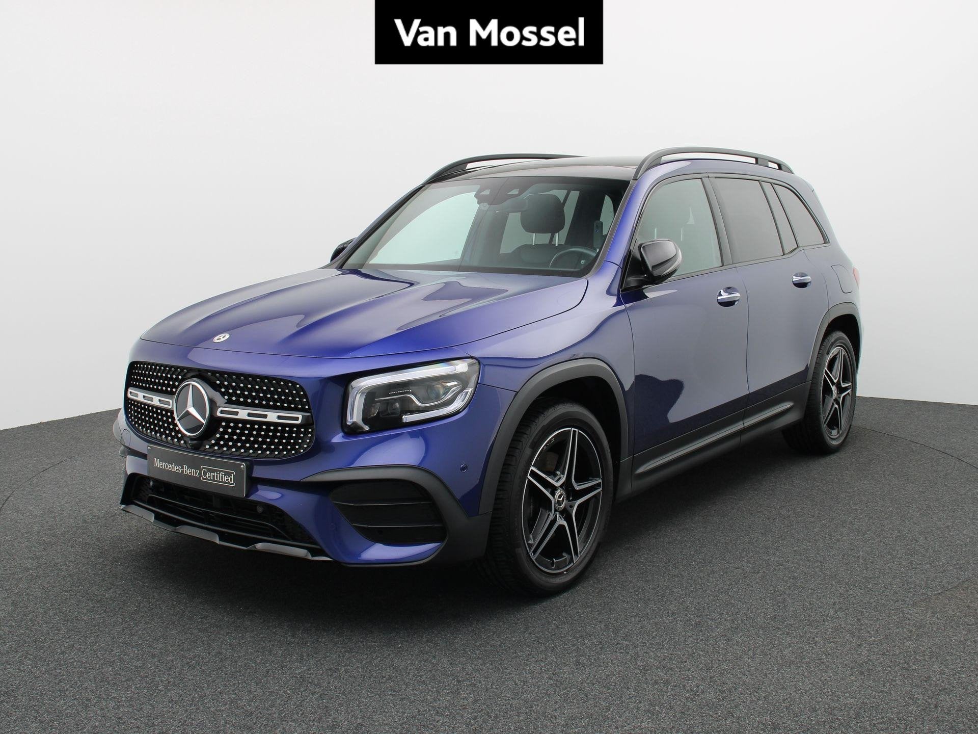 Mercedes-Benz GLB 200 AMG LINE + PANORAMISCH DAK + MULTIBEAM, Auto's, Dealer onderhouden, Stof, Zwart, 4 cilinders