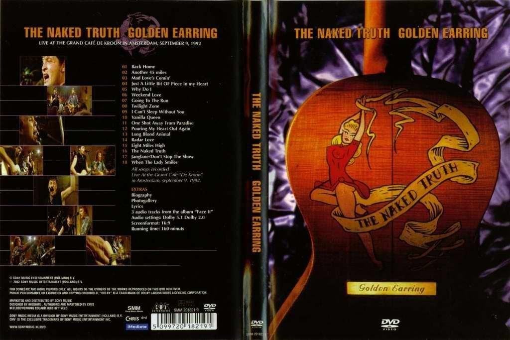 DVD - GOLDEN EARRING - THE NAKED TRUTH, Envoi, Comme neuf, Concert