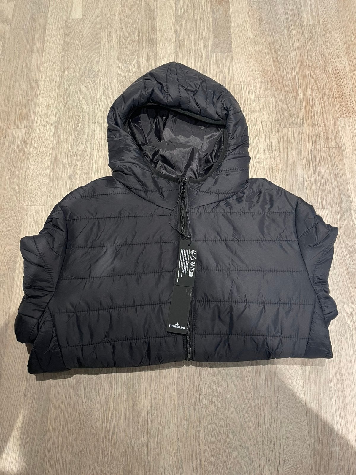 Mat zwarte jas stone island, Zwart, Nieuw, Ophalen of Verzenden, Stone Island