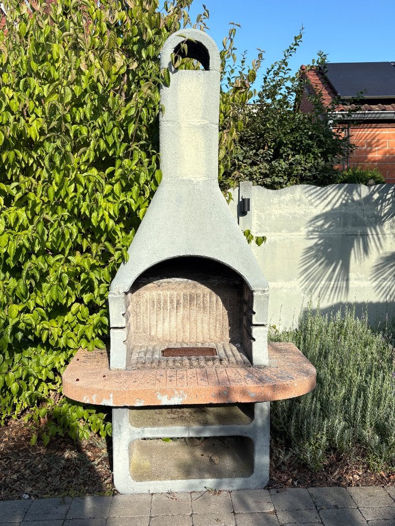Stenen pizzaoven/BBQ, Jardin & Terrasse, Fours à pizza, Enlèvement, Utilisé