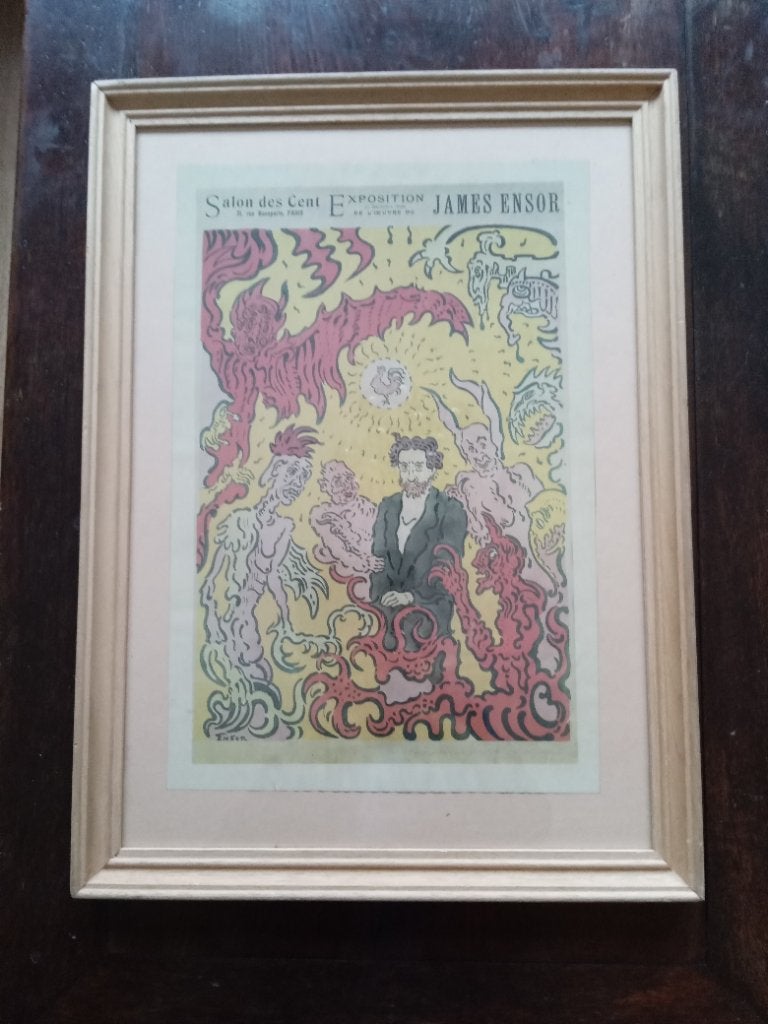 Affiche van James Ensor, Ophalen
