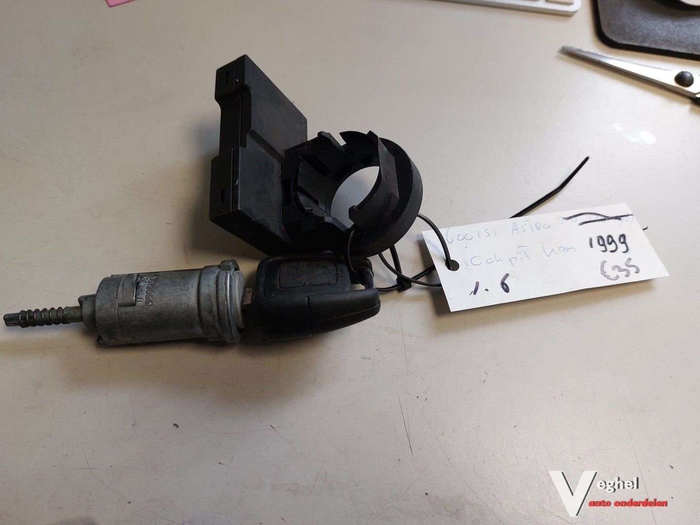 Opel Astra contactslot met sleutel en sleepring '99, Auto-onderdelen, Gebruikt, -, -, Ophalen of Verzenden