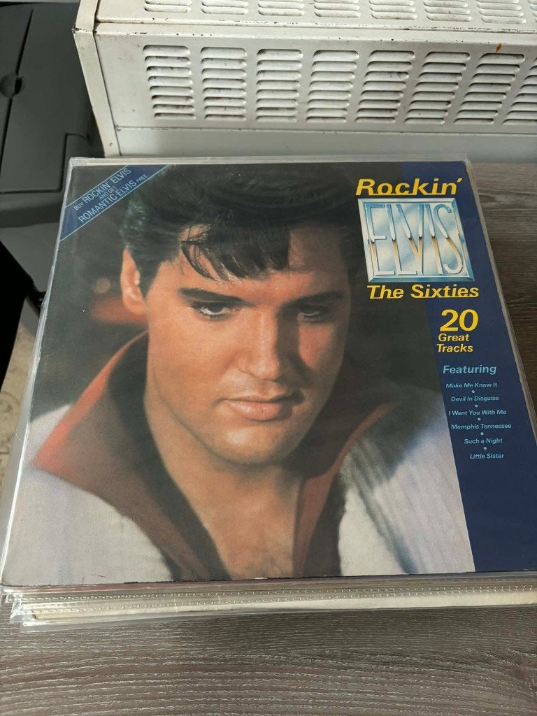 Elvis lp, Rockin' Elvis the sixties, Engelse persing, RCA, CD & DVD, Vinyles | Rock, Enlèvement ou Envoi, Rock 'n' roll, Utilisé