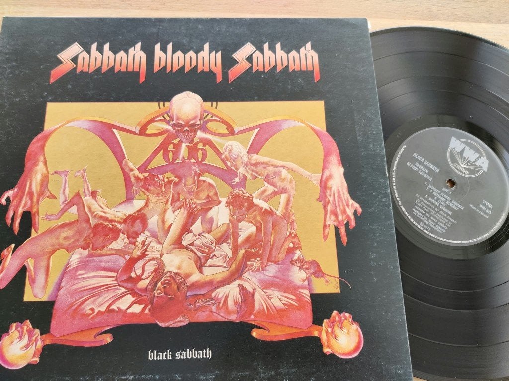 Black sabbath (sabbath bloody sabbath, openklapbare hoes), Ophalen of Verzenden, Hardrock, LP