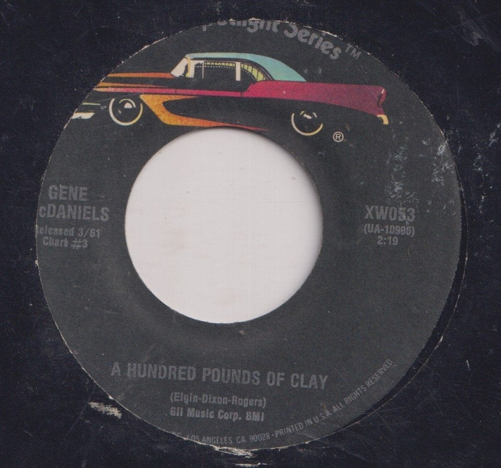 Gene McDaniels – A hunderd pounds of clay / Tower of strengt, Cd's en Dvd's, Vinyl Singles, Gebruikt, 7 inch, Single, Ophalen of Verzenden