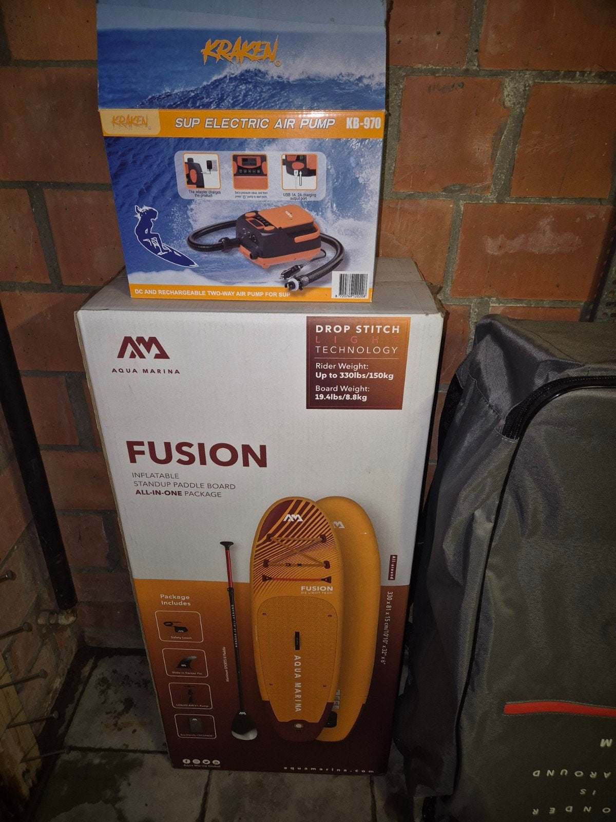 paddleboard 2 x kraken electric air pomp, Ophalen