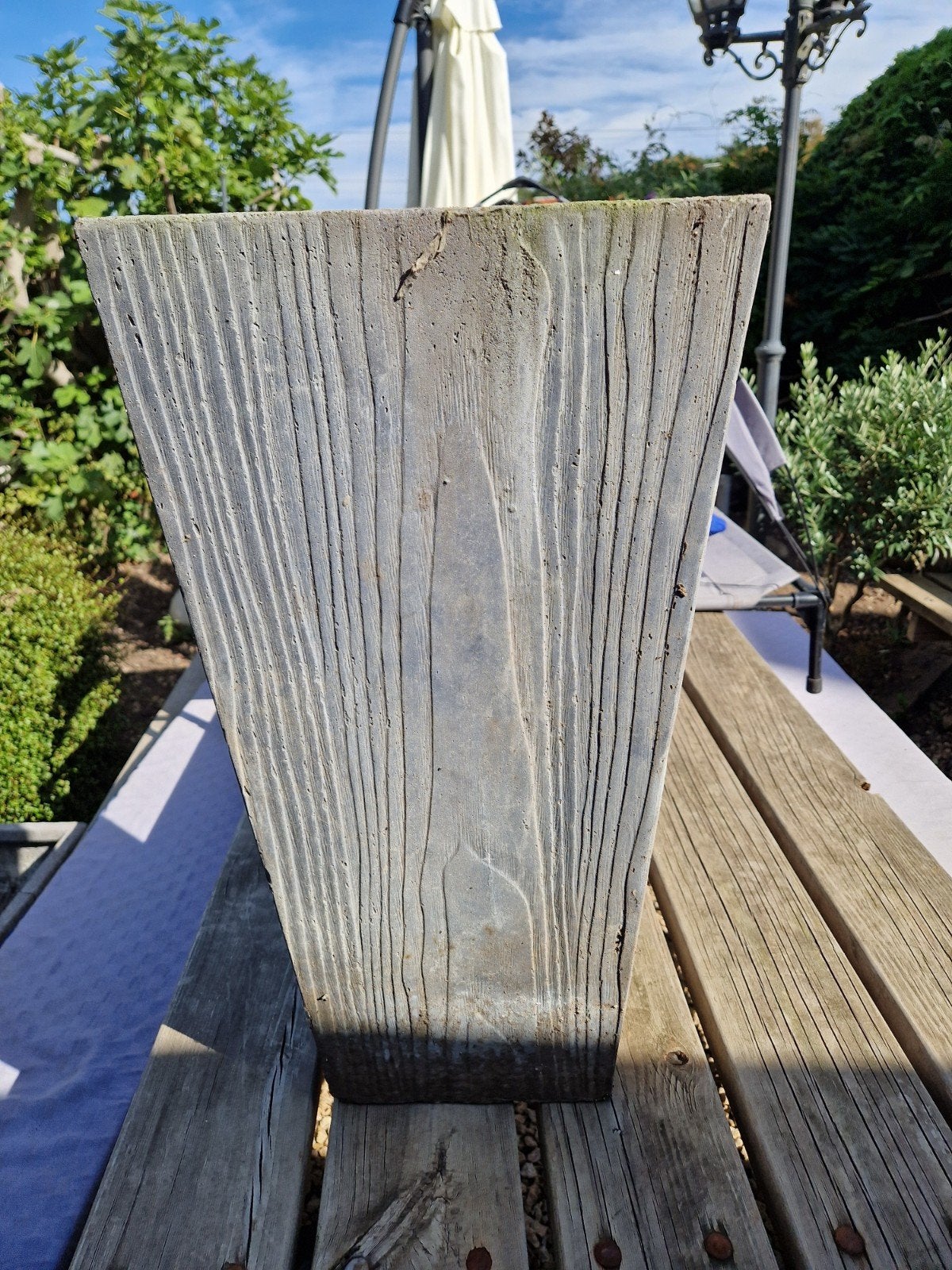 betonnen planten of bloembak, Ophalen, Gebruikt, Minder dan 60 cm, Balkon