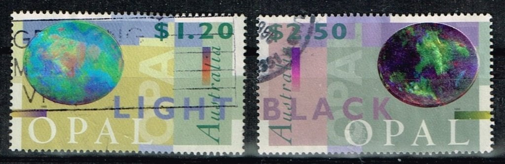 Postzegels uit Australie - K 5875 - edelstenen, Verzenden, Gestempeld