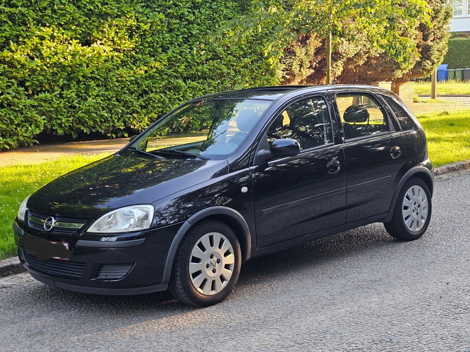 Opel Corsa 1,2 benz, 107000km.s. Al gekeurd v. Verkoop, Auto's, Voorwielaandrijving, Stof, Zwart, https://public.car-pass.be/verify/5741-7183-0279