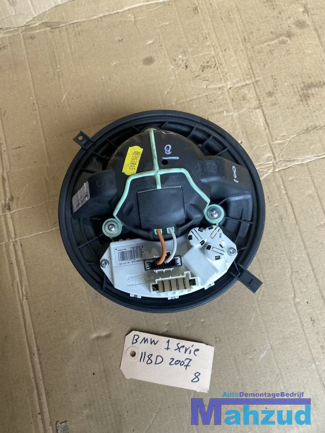 BMW 1 SERIE E87 Aanjager kachel motor (UK) ventilation fan, Auto-onderdelen, Petuelring 130
80788  Munich, DE, Gebruikt, Info@bmw.de