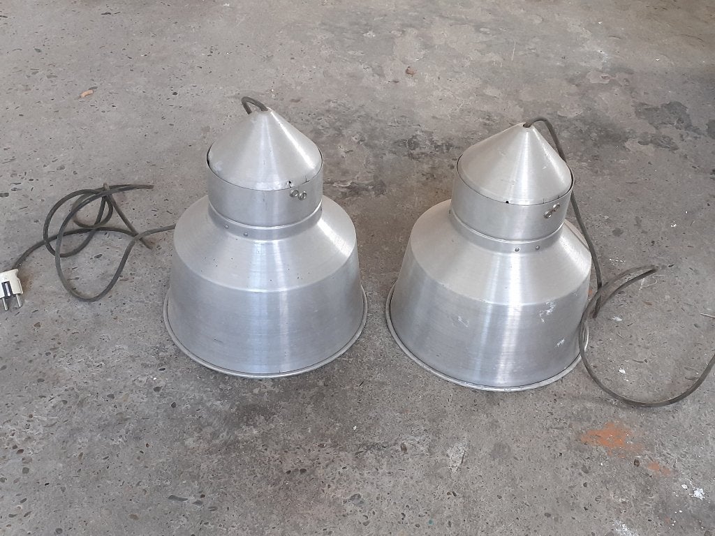 Hanglampen voor loft, Ophalen, Aluminium - industrieel - Loft, 50 tot 75 cm, Zo goed als nieuw