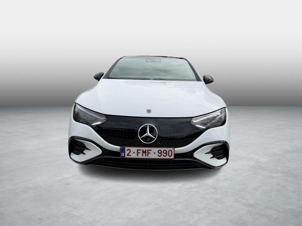 Mercedes-Benz EQE 350 AMG Line + LEDER + DIGITAL LIGHT + BUR, Auto's, Automaat, Wit, 96 kWh, EQE