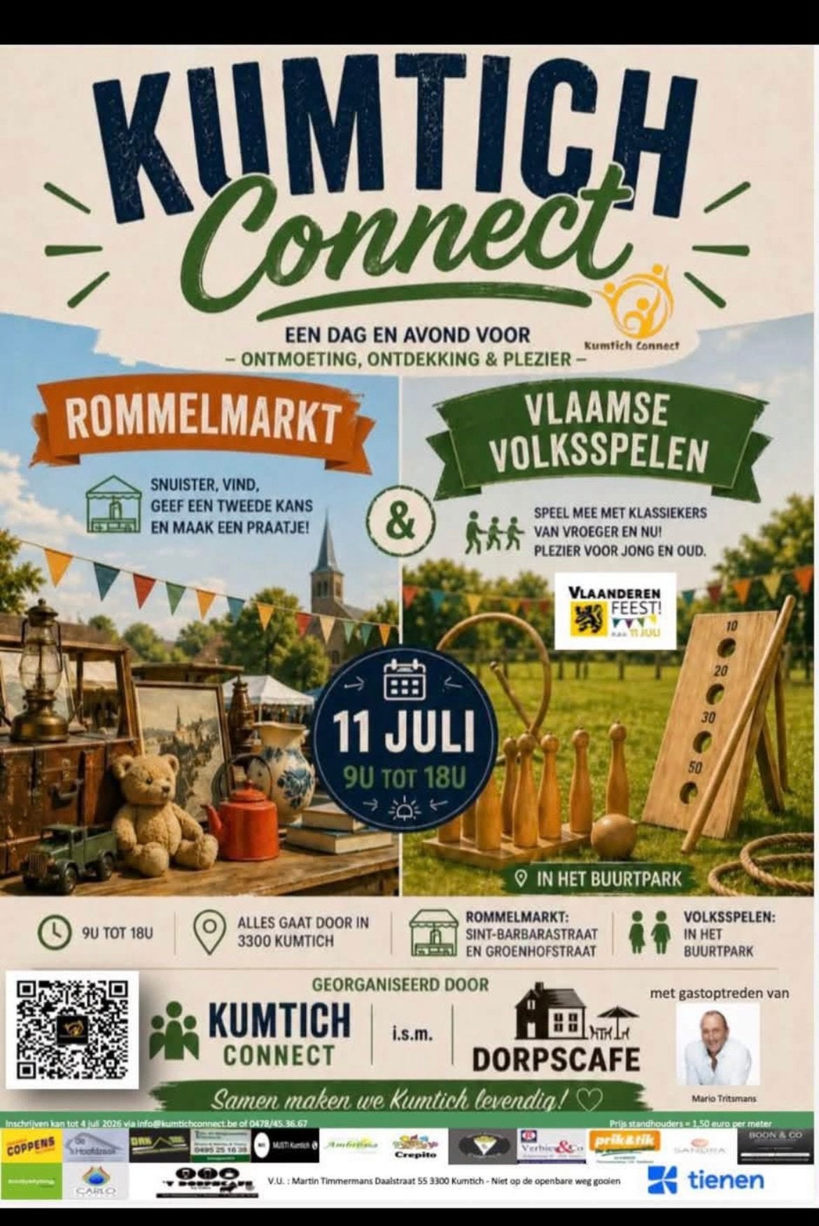 Rommelmarkt 11 juli nu zaterdag kumtich postcode 3300, Enlèvement