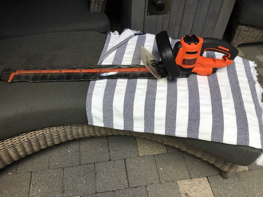 Electrische haagschaar te koop, Ophalen, Gebruikt, Elektrisch, Black&Decker