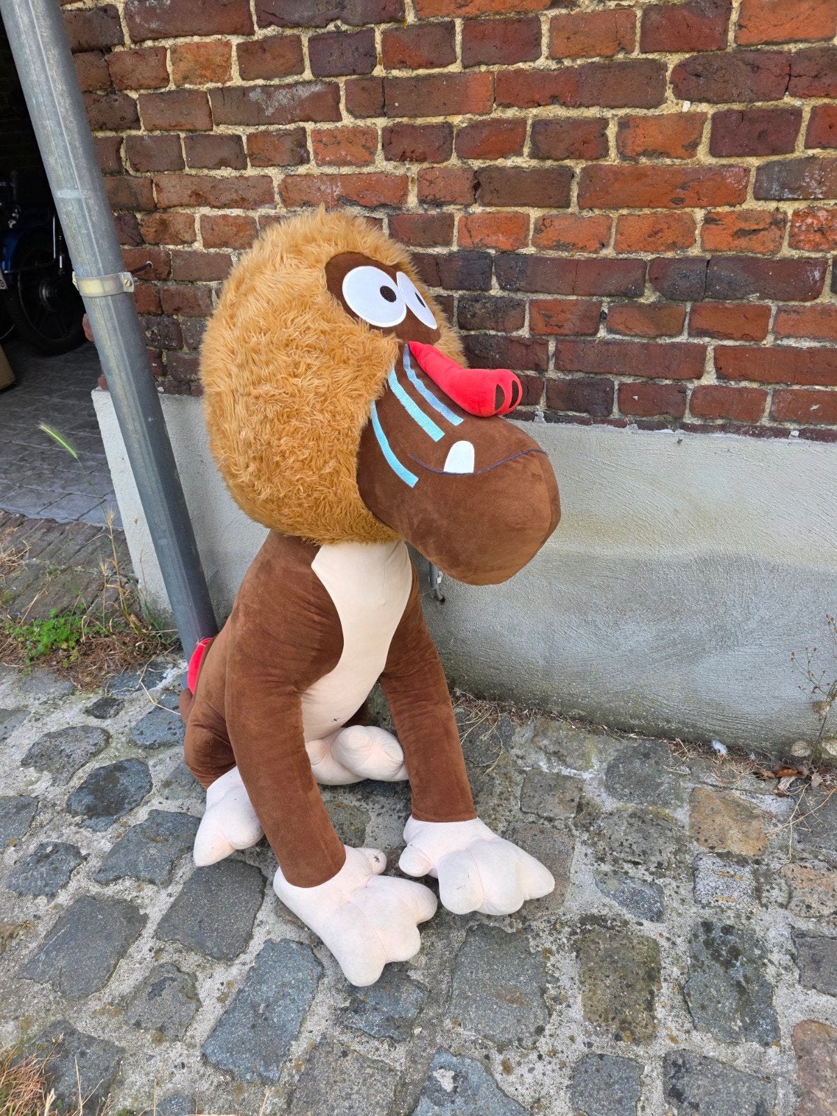 Grote knuffel aap woody, Kinderen en Baby's, Ophalen, Aap
