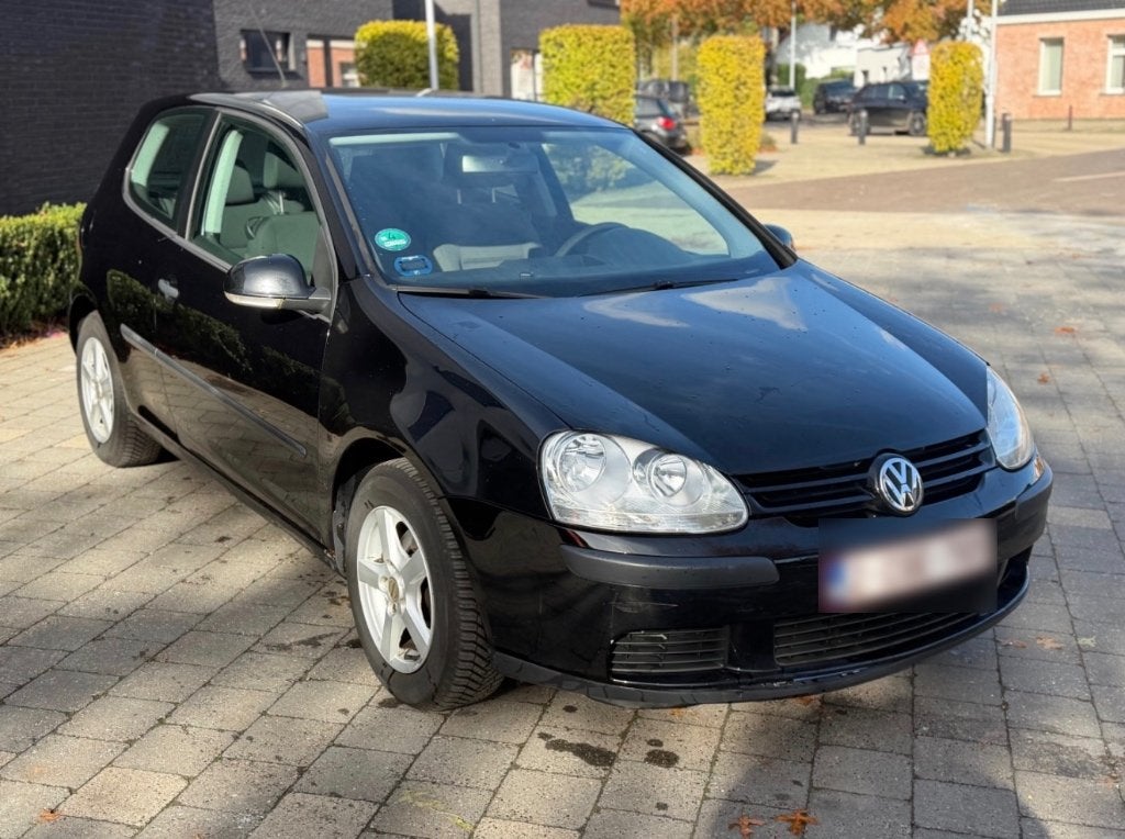 Volkswagen Golf 5  1.4 Benzine Gekeurd Vo Verkoop Me Carplay, Auto's, Voorwielaandrijving, Stof, 4 cilinders, Zwart