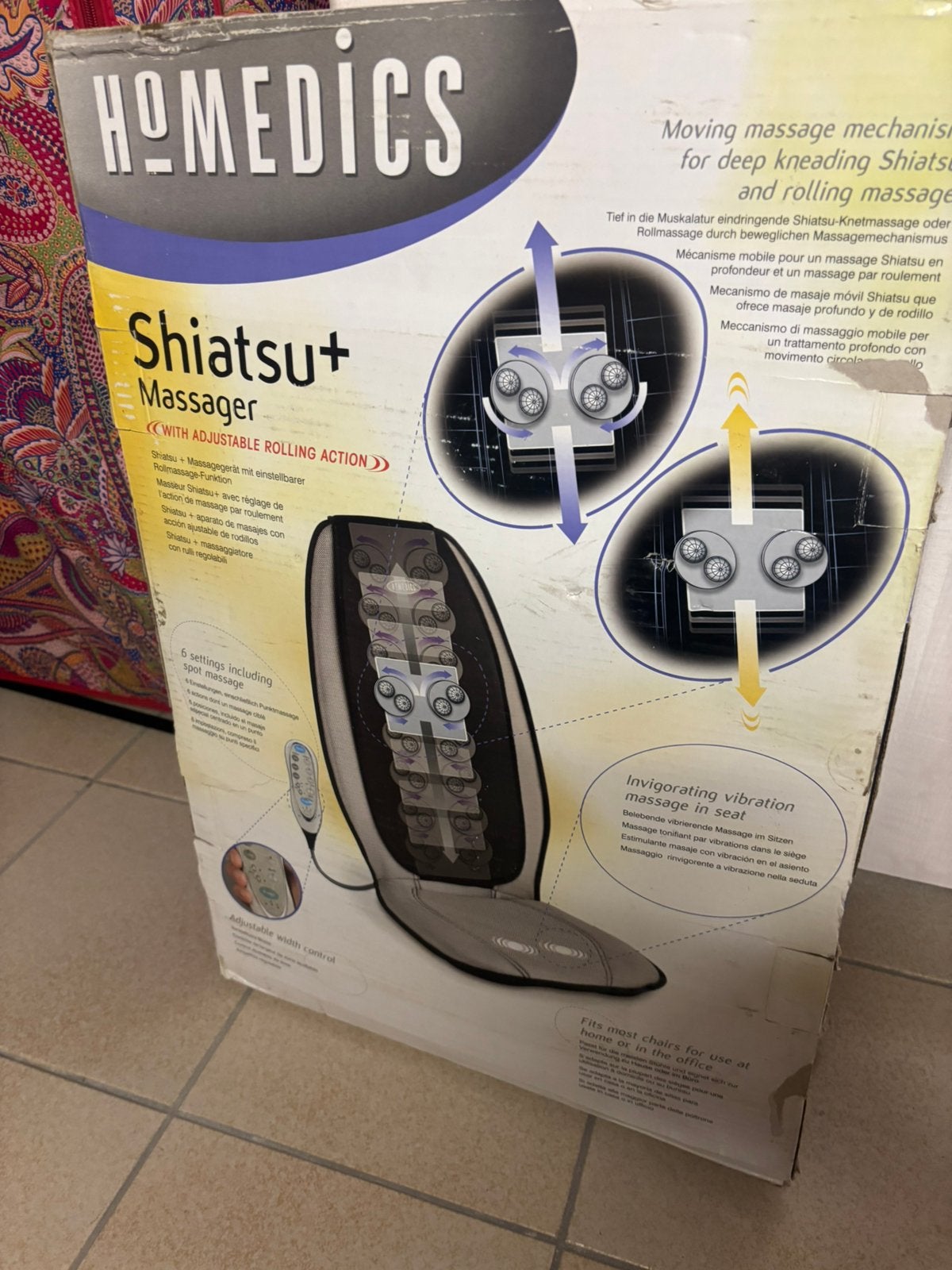 Massage stoel shiatsu, Sport en Fitness, Massageproducten, Ophalen, Zo goed als nieuw
