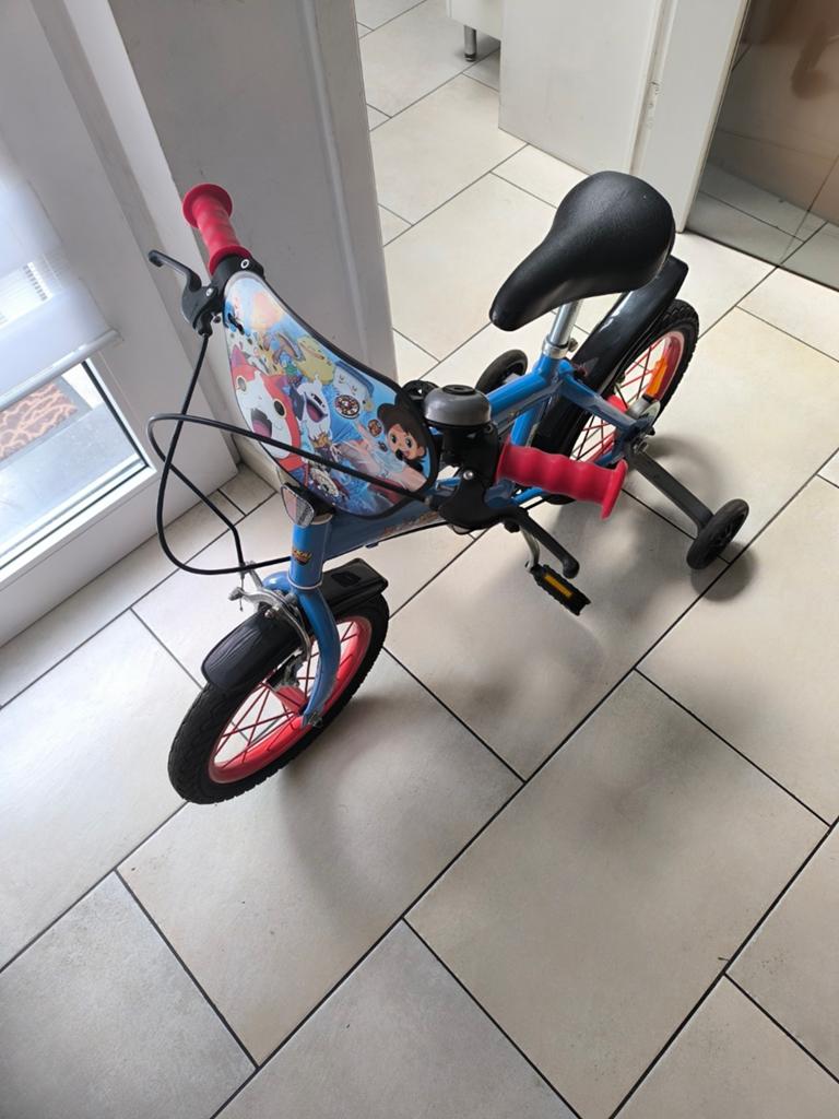 Velo garçon, Enlèvement, Comme neuf, Frein sur jante, Siège réglable