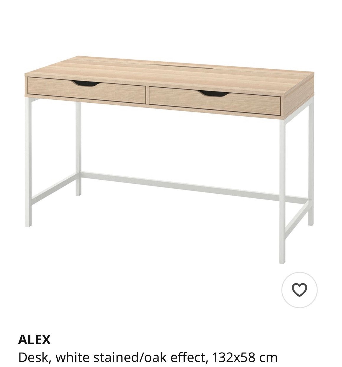 Bureau Alex Ikea a vendre - bon etat, Huis en Inrichting, Bureaus, Ophalen, Gebruikt, IKEA