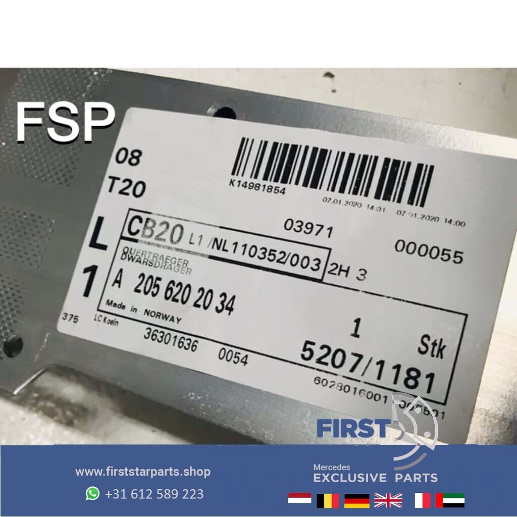 W205 voorbumperbalk Mercedes C Klasse bumper balk 2014-2021, Gebruikt, -, Ophalen of Verzenden, -