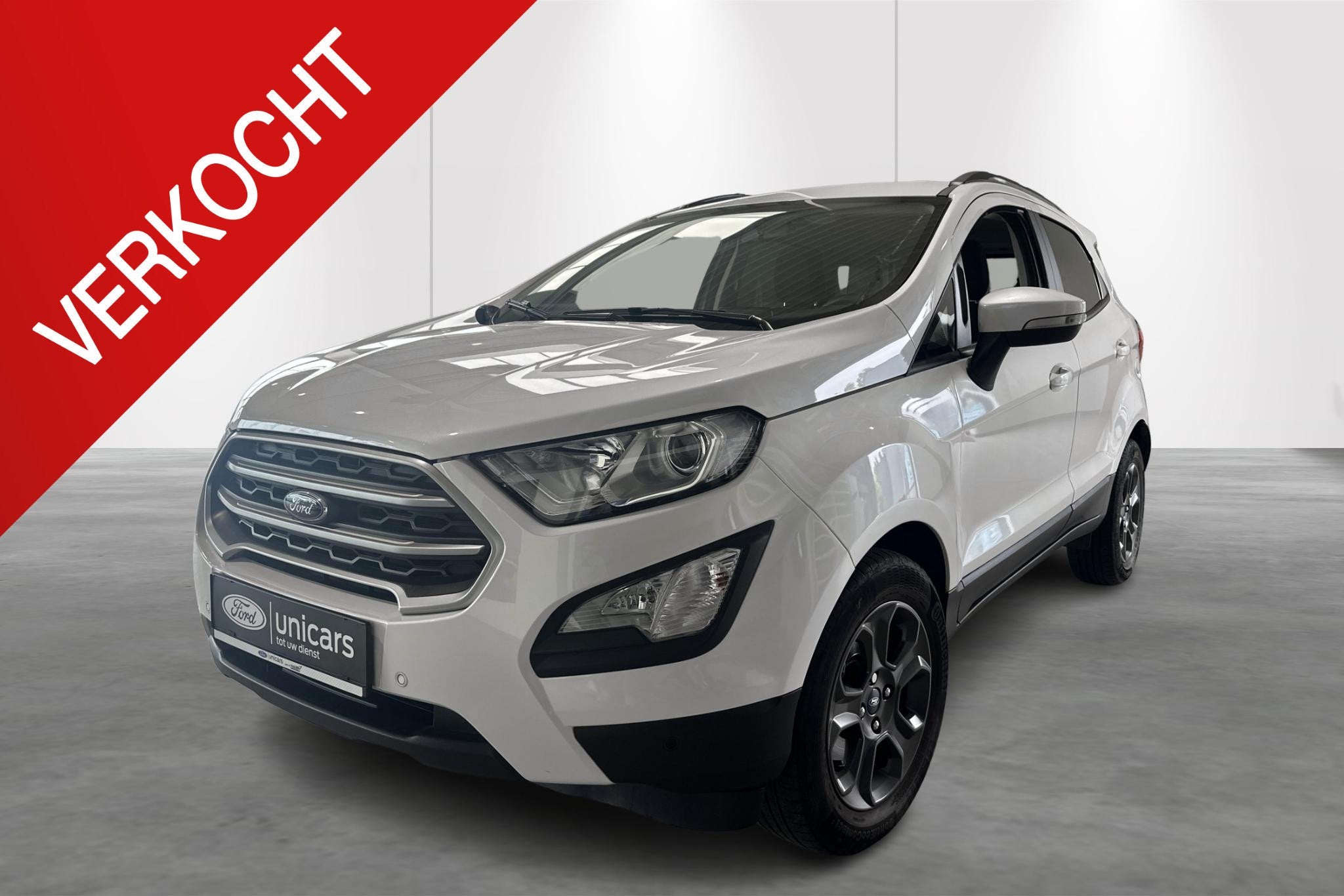 Ford Ecosport 1.0i EcoBoost 74kW Business Class, Auto's, Gebruikt, Wit, Bedrijf, 5 deurs