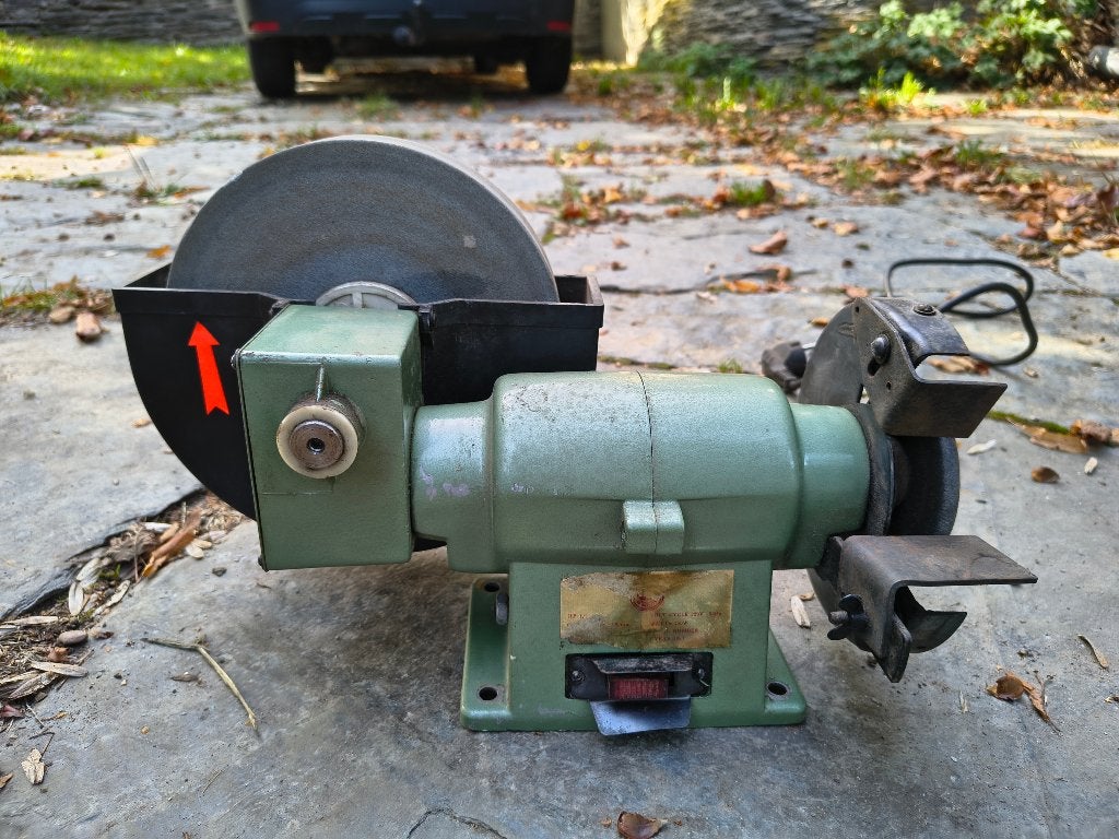 Tour à meuler, Bricolage & Construction, Enlèvement, Utilisé, Moins de 700 watts, Banc de travail
