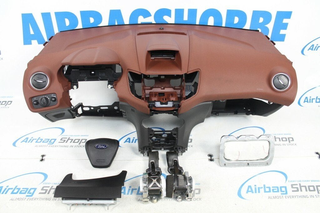 Airbag kit Tableau de bord brun Ford Fiesta MK7