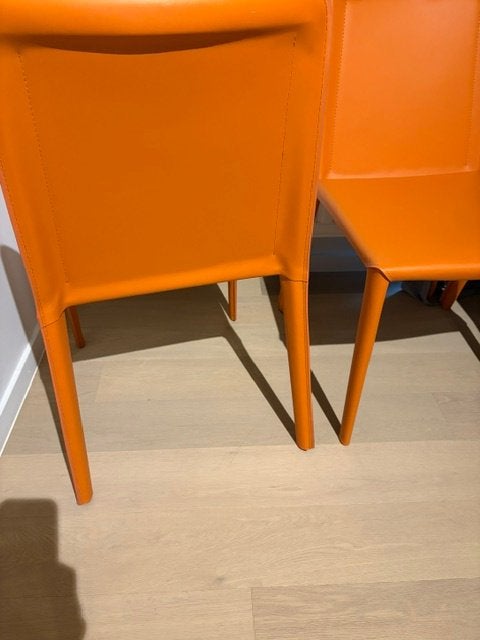 Stoelen leder Poltrona Frau eetkamerstoel, Enlèvement