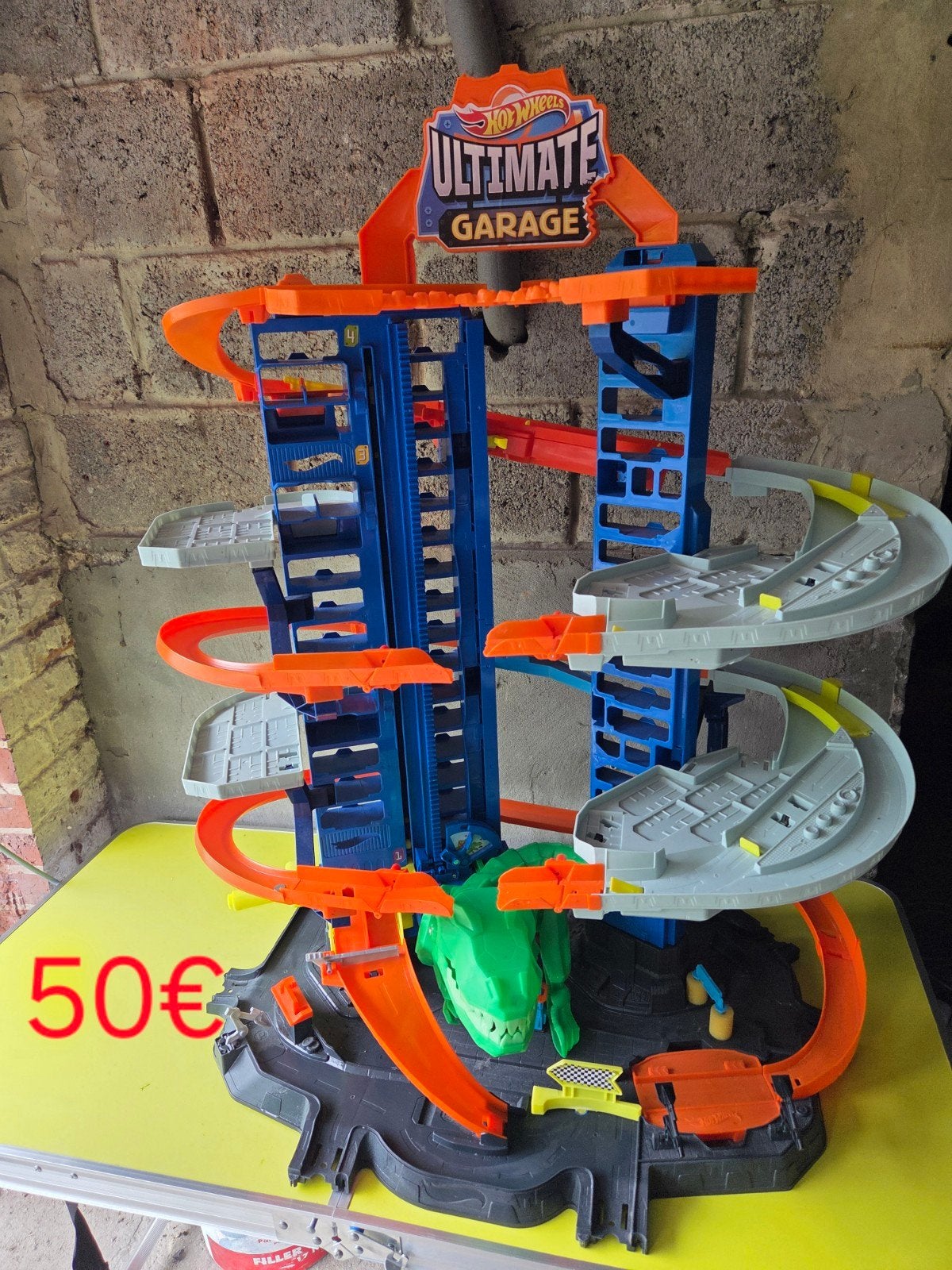 garage hotwheels, Enlèvement