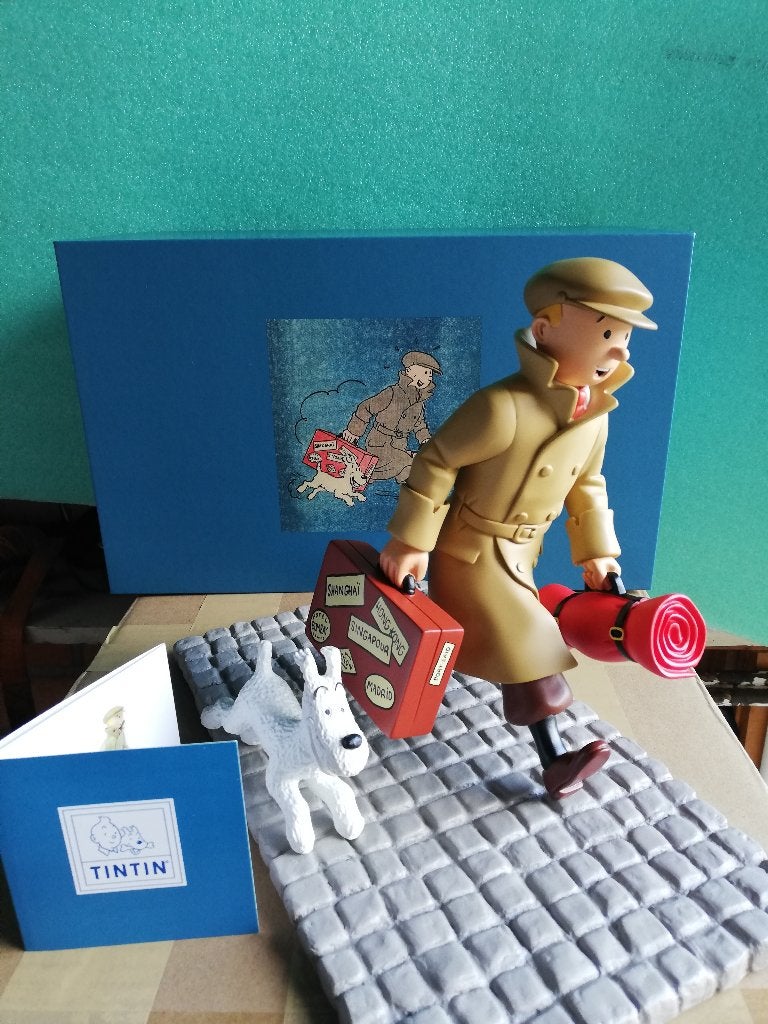 Figurine Tintin "Ils arrivent", Enlèvement ou Envoi, Tintin, Neuf