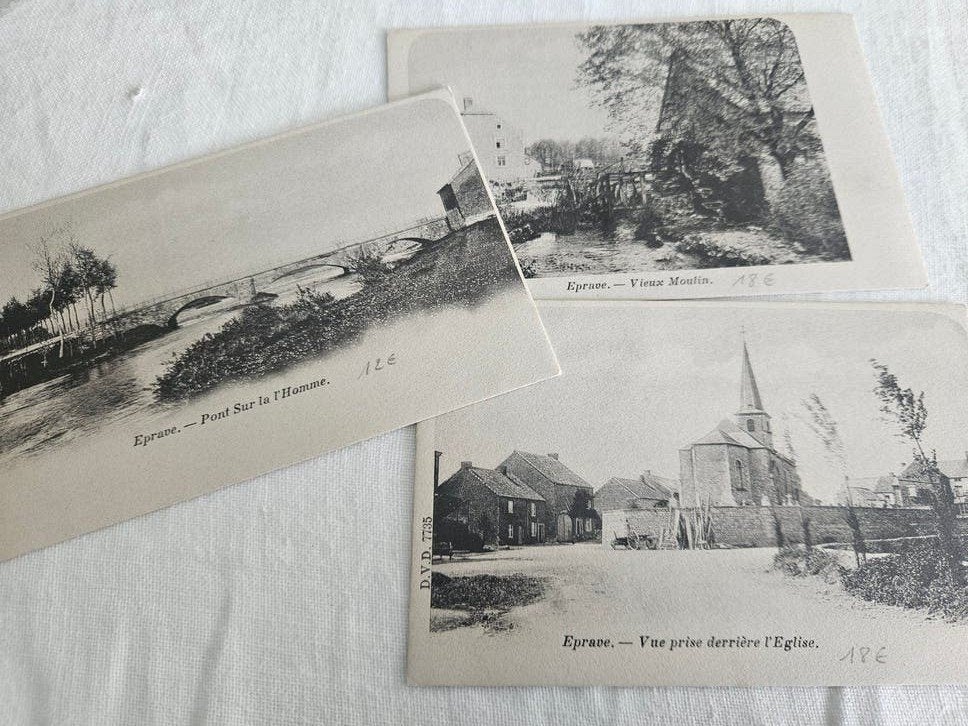 Postkaarten Eprave, Verzenden
