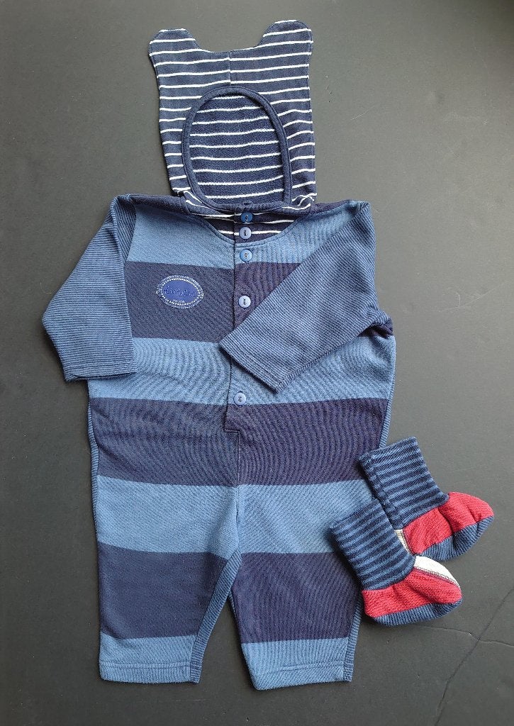 Gestreept boxpakje | Kiekeboe Vintage jaren '90 | Maat 80, Enfants & Bébés, Vêtements de bébé | Taille 80, Enlèvement ou Envoi