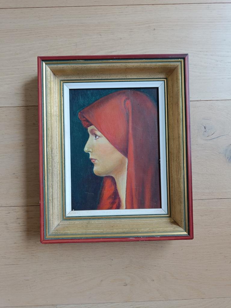 Schilderij heilige Fabiola, Antiquités & Art, Art | Peinture | Classique, Enlèvement