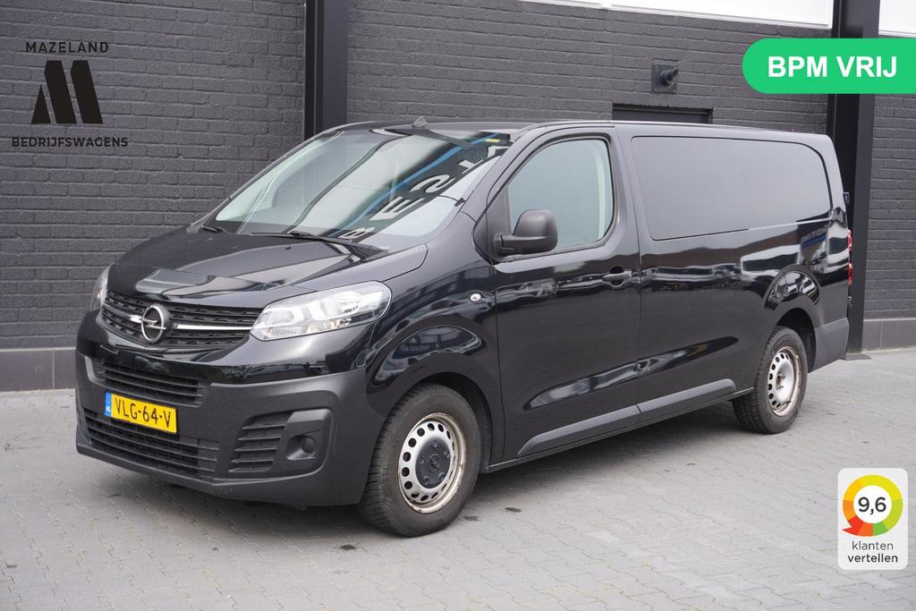 Opel Vivaro 2.0 CDTI 122PK L3 Dubbele Cabine EURO 6 - Airco, Zwart, Bedrijf, Onderhoudsboekje, 195 g/km