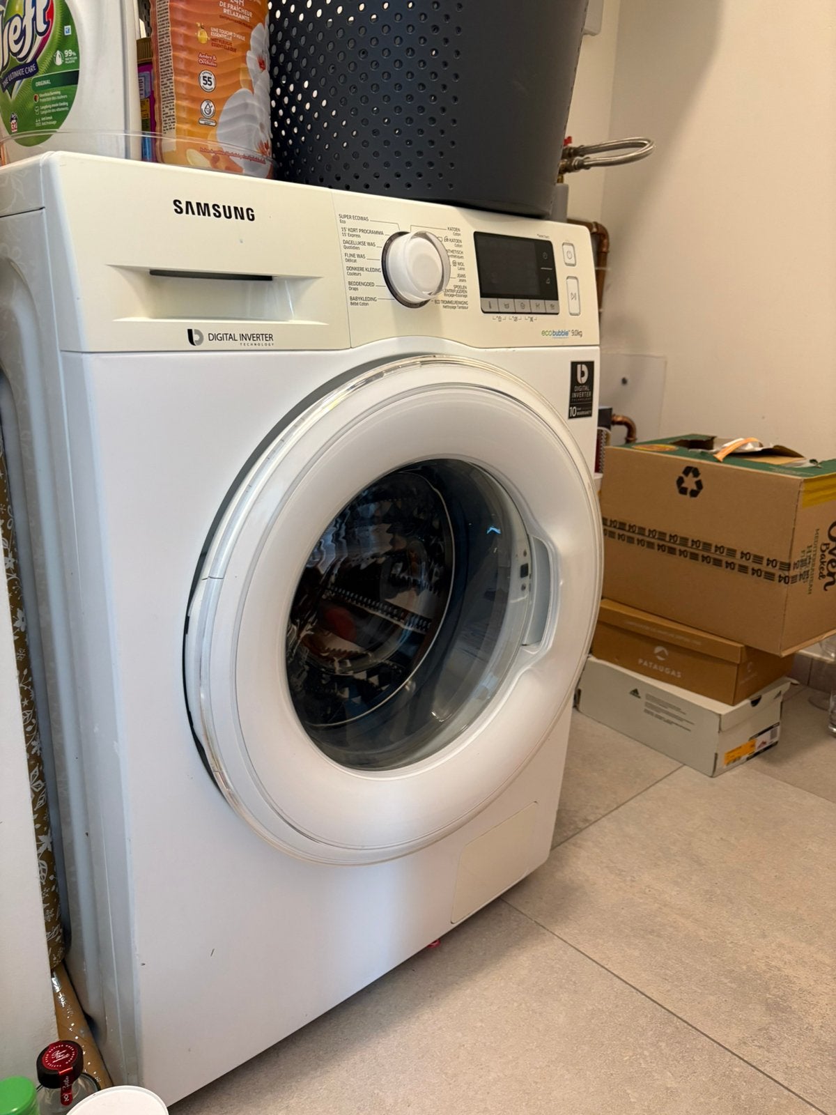 Wasmachine samsung ecobubble, Electroménager, Lave-linge, Enlèvement, Comme neuf