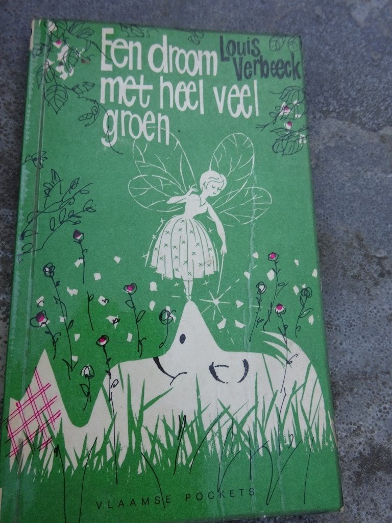 een droom met heel veel groen- Louis Verbeeck - cursiefjes, Boeken, Humor, Ophalen of Verzenden