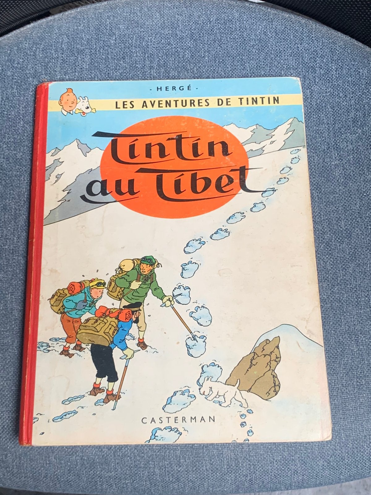 1e druk 1960 - Tintin au Tibet, Boeken, Stripverhalen, Eén stripboek, Ophalen of Verzenden, Gelezen