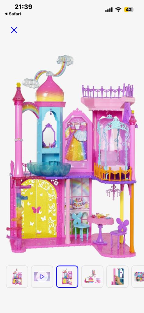 Barbie sprookjeskasteel aquatopia inclusief pop, Ophalen