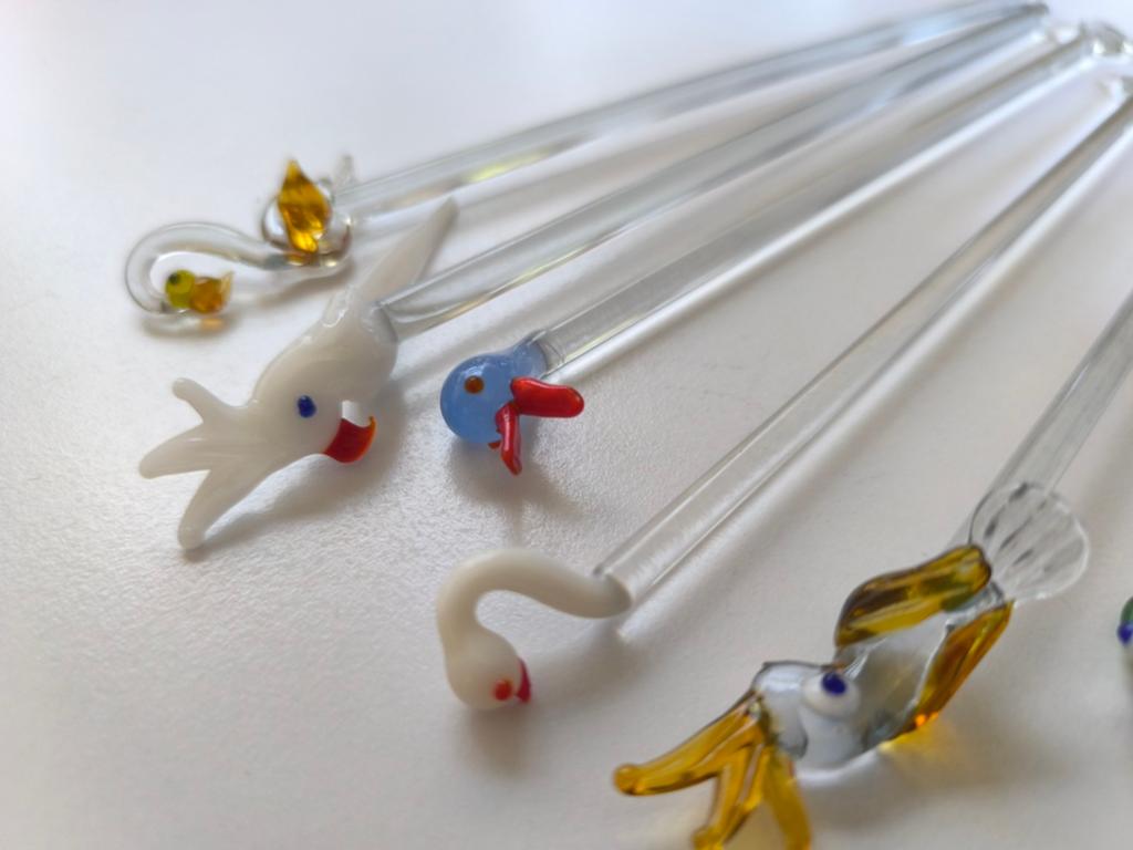 Vintage cocktail roerstaafjes, Antiek en Kunst, Ophalen of Verzenden