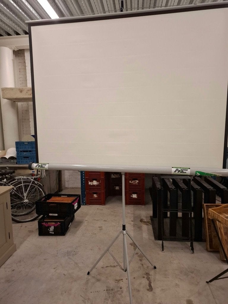 Projectie scherm voor beamer, Audio, Tv en Foto, Ophalen, Gebruikt