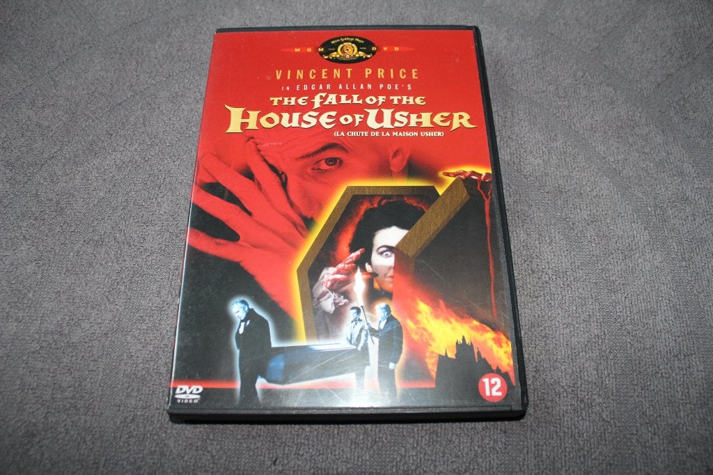 DVD The Fall of the House of Usher, Cd's en Dvd's, Nederlands, Ophalen of Verzenden, Cult, Vanaf 12 jaar