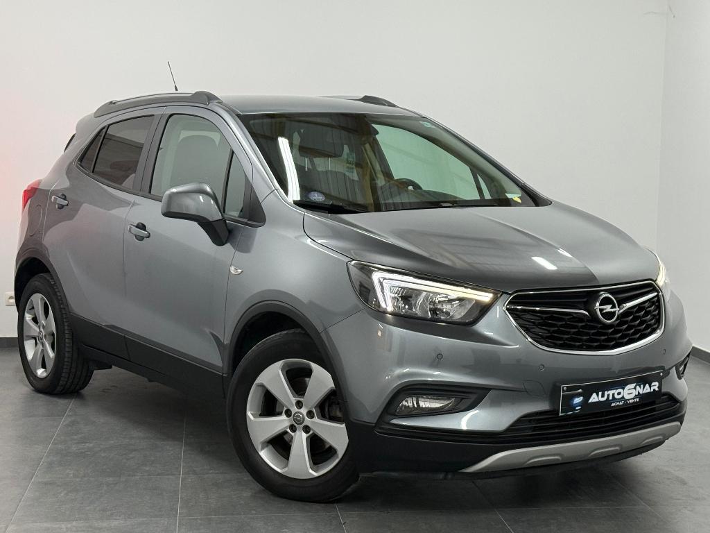 Opel Mokka X 1.4 Turbo Euro6b - Navi - Carnet, Autos, Argent ou Gris, Achat, Euro 6, Noir